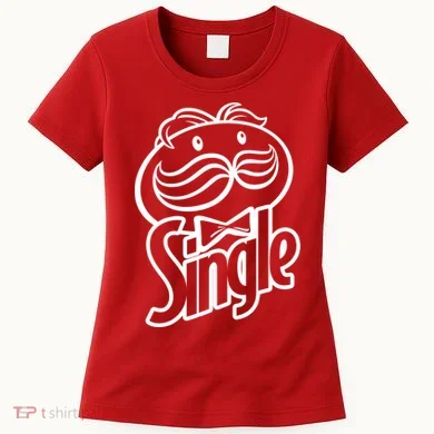 Funny Valentine's Day Single Chips Logo Women's T-Shirt
