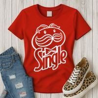 Funny Valentine's Day Single Chips Logo Women's T-Shirt thumb 3
