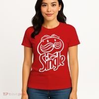 Funny Valentine's Day Single Chips Logo Women's T-Shirt thumb 4