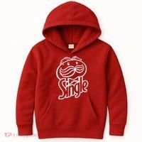 Funny Valentine's Day Single Chips Logo Kids Hoodie thumb 0
