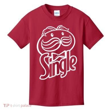 Funny Valentine's Day Single Chips Logo Kids T-Shirt