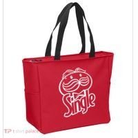 Funny Valentine's Day Single Chips Logo Tote Bag thumb 2