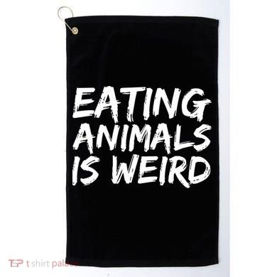 Funny Vegetarian  Golf Towel