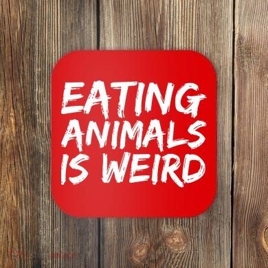 Funny Vegetarian  Coaster