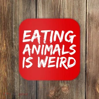 Funny Vegetarian  Coaster