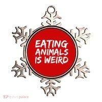 Funny Vegetarian  Ornament thumb 0