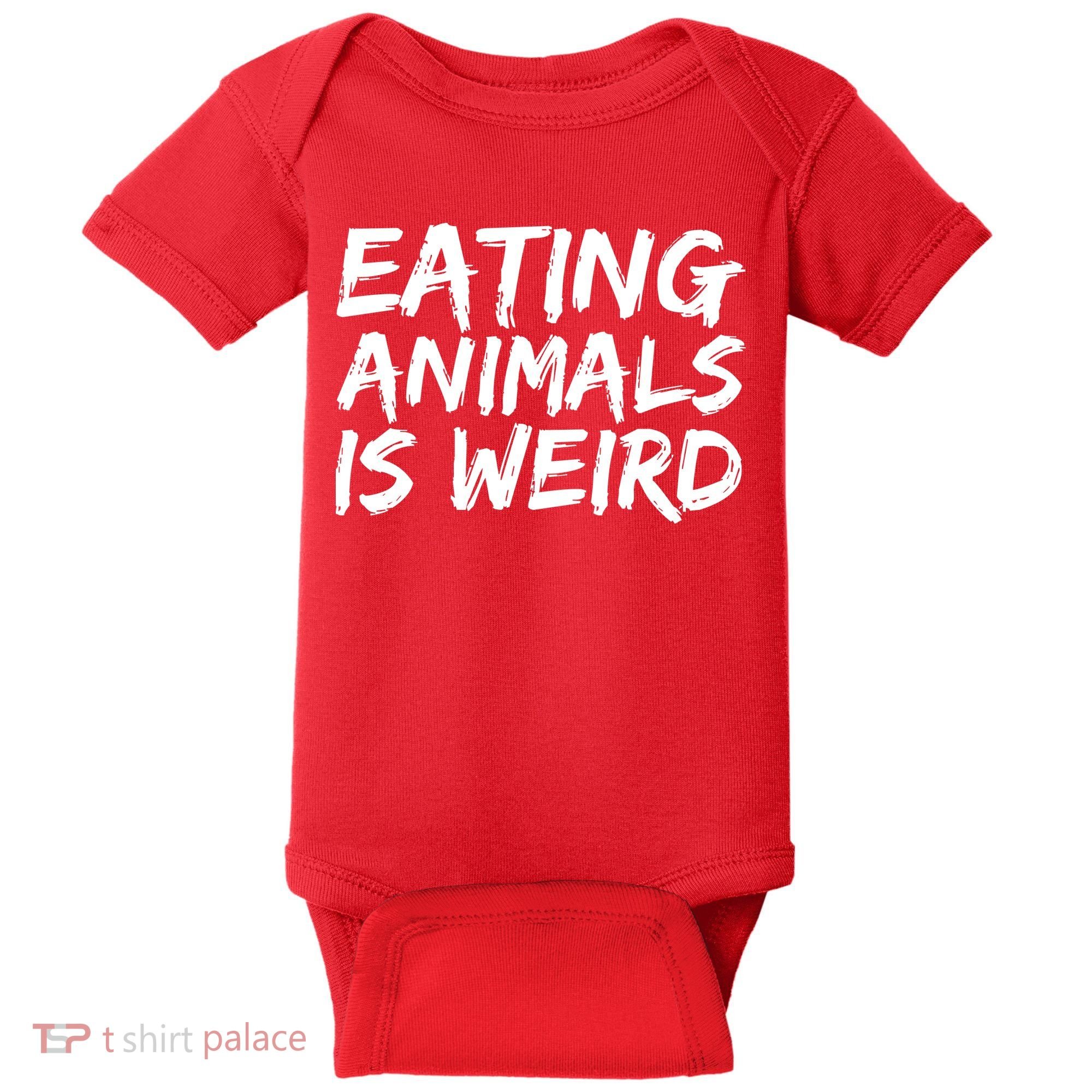 Funny Vegetarian  Baby Bodysuit