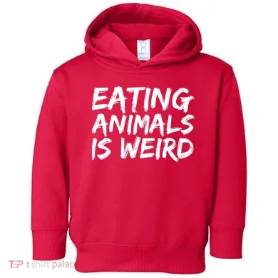 Funny Vegetarian  Toddler Hoodie