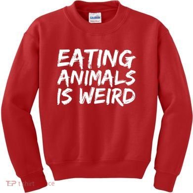Funny Vegetarian  Kids Sweatshirt