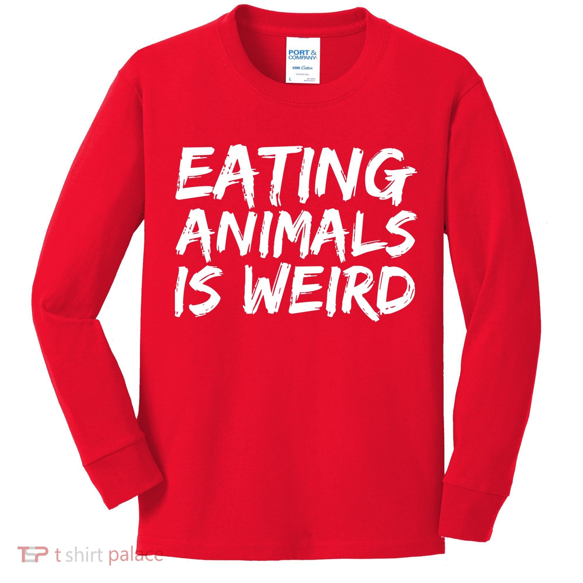 Funny Vegetarian  Kids Long Sleeve Shirt