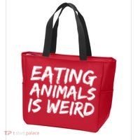 Funny Vegetarian  Tote Bag thumb 3