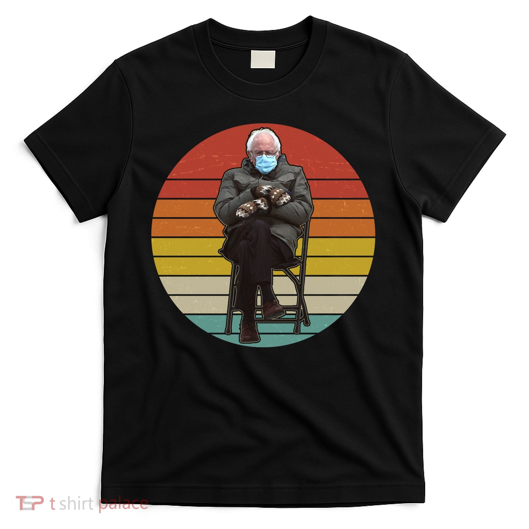 Funny Vintage Bernie Sanders Mitten Meme T-Shirt