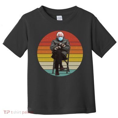 Funny Vintage Bernie Sanders Mitten Meme Toddler T-Shirt
