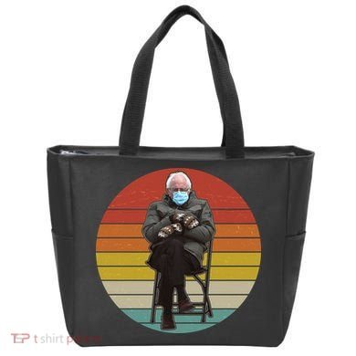 Funny Vintage Bernie Sanders Mitten Meme Tote Bag