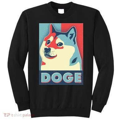 Funny Vintage Doge Meme Crypto Currency Sweatshirt
