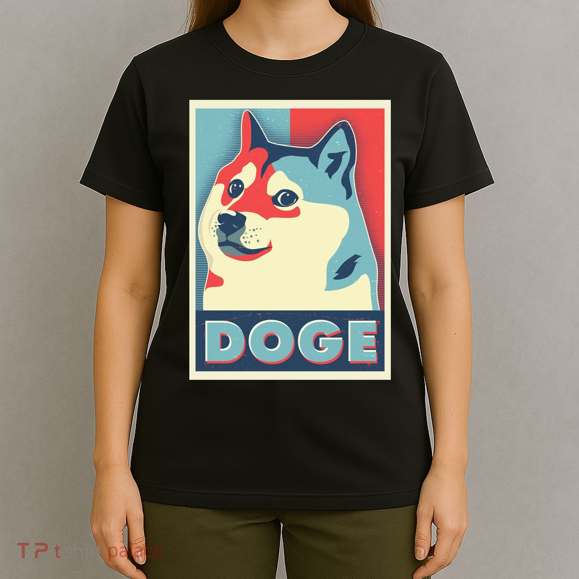 Funny Vintage Doge Meme Crypto Currency T-Shirt