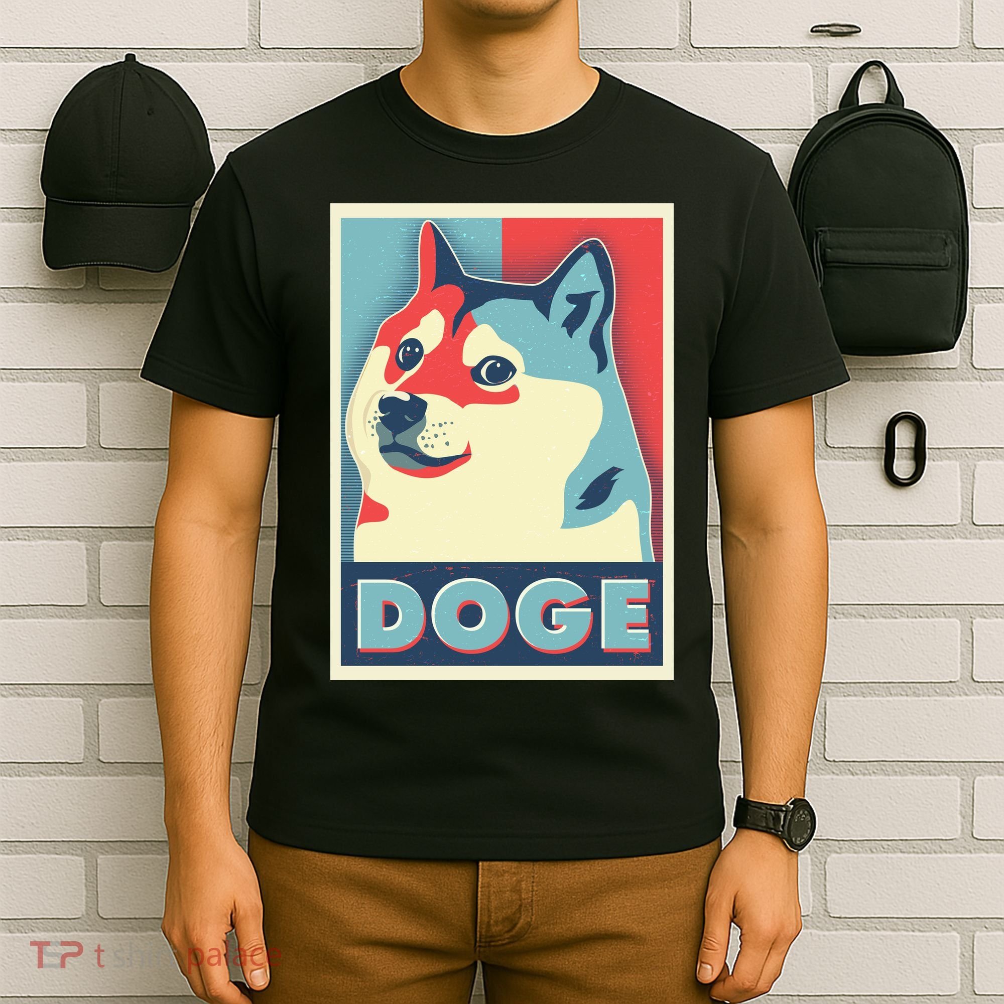 Funny Vintage Doge Meme Crypto Currency T-Shirt