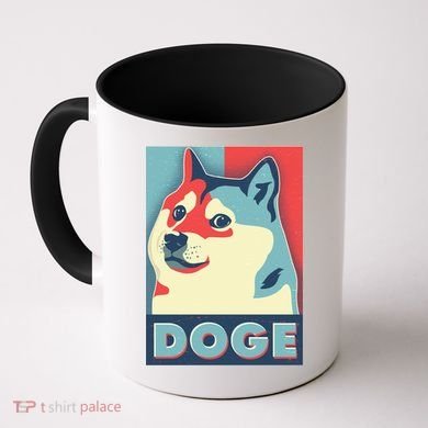 Funny Vintage Doge Meme Crypto Currency Coffee Mug