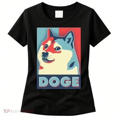 Funny Vintage Doge Meme Crypto Currency Women's T-Shirt