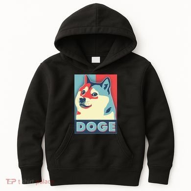 Funny Vintage Doge Meme Crypto Currency Kids Hoodie