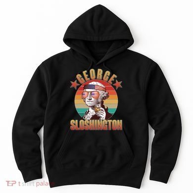 Funny Vintage George Sloshington Hoodie