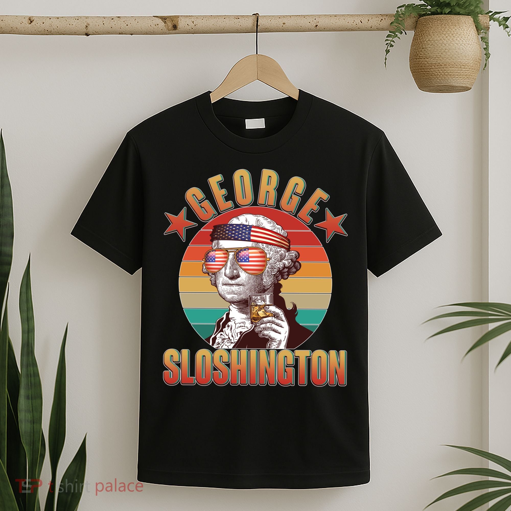 Funny Vintage George Sloshington T-Shirt