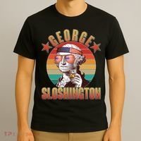 Funny Vintage George Sloshington T-Shirt thumb 3