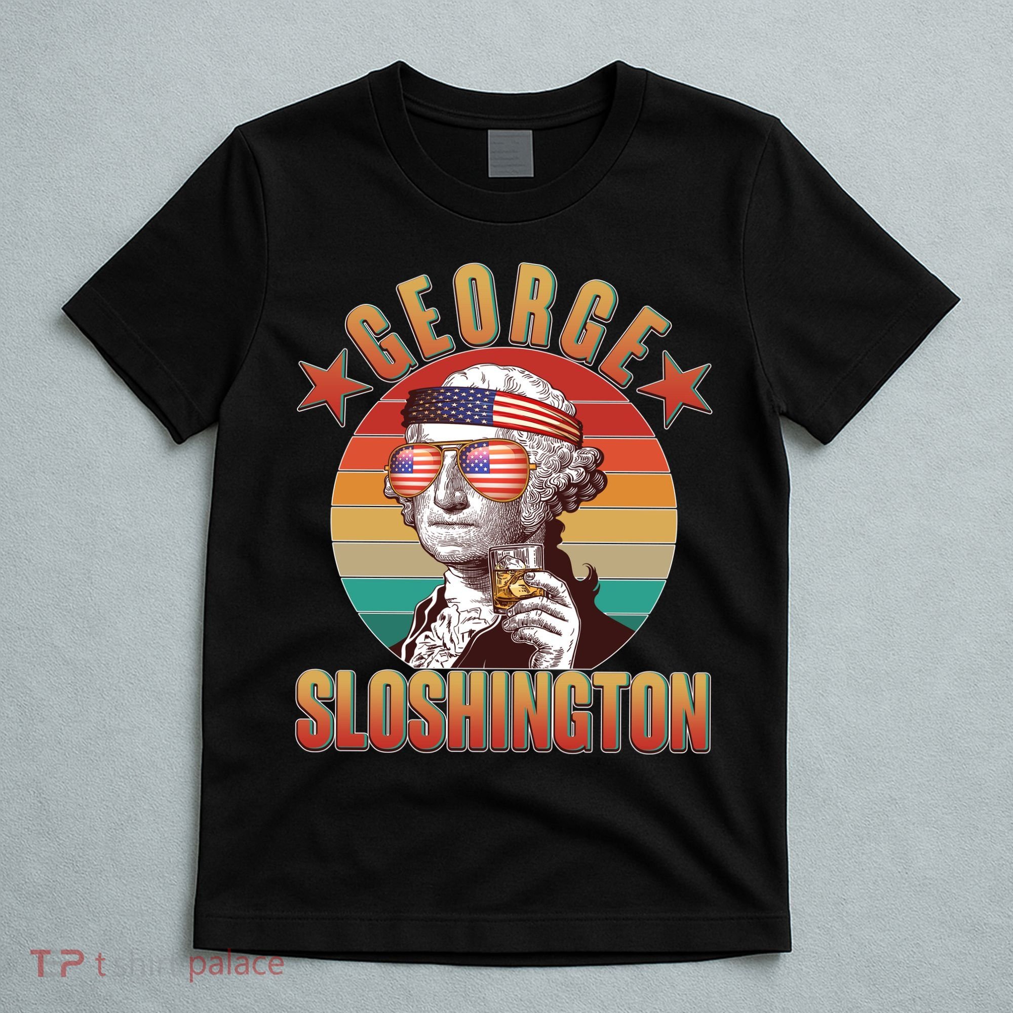 Funny Vintage George Sloshington T-Shirt