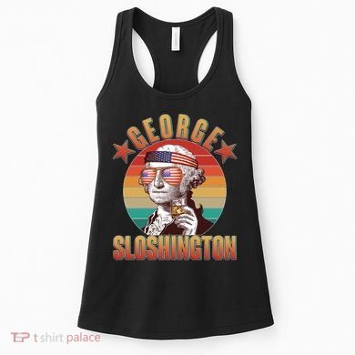 Funny Vintage George Sloshington Women's Tank Top