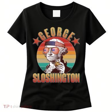 Funny Vintage George Sloshington Women's T-Shirt