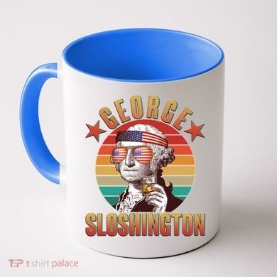 Funny Vintage George Sloshington Coffee Mug