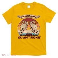 Funny Vintage If You Ain't Crocin' You Ain't Rockin T-Shirt thumb 0
