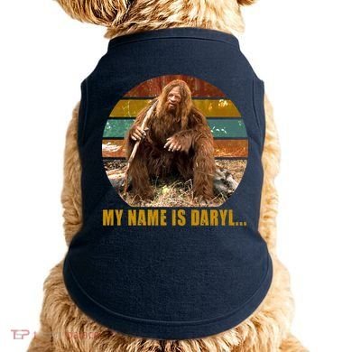 Funny Vintage My Name is Daryl Big Foot Doggie Tank