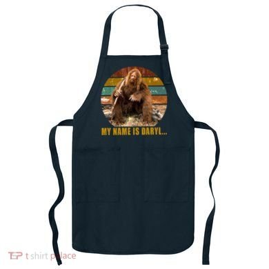 Funny Vintage My Name is Daryl Big Foot Apron