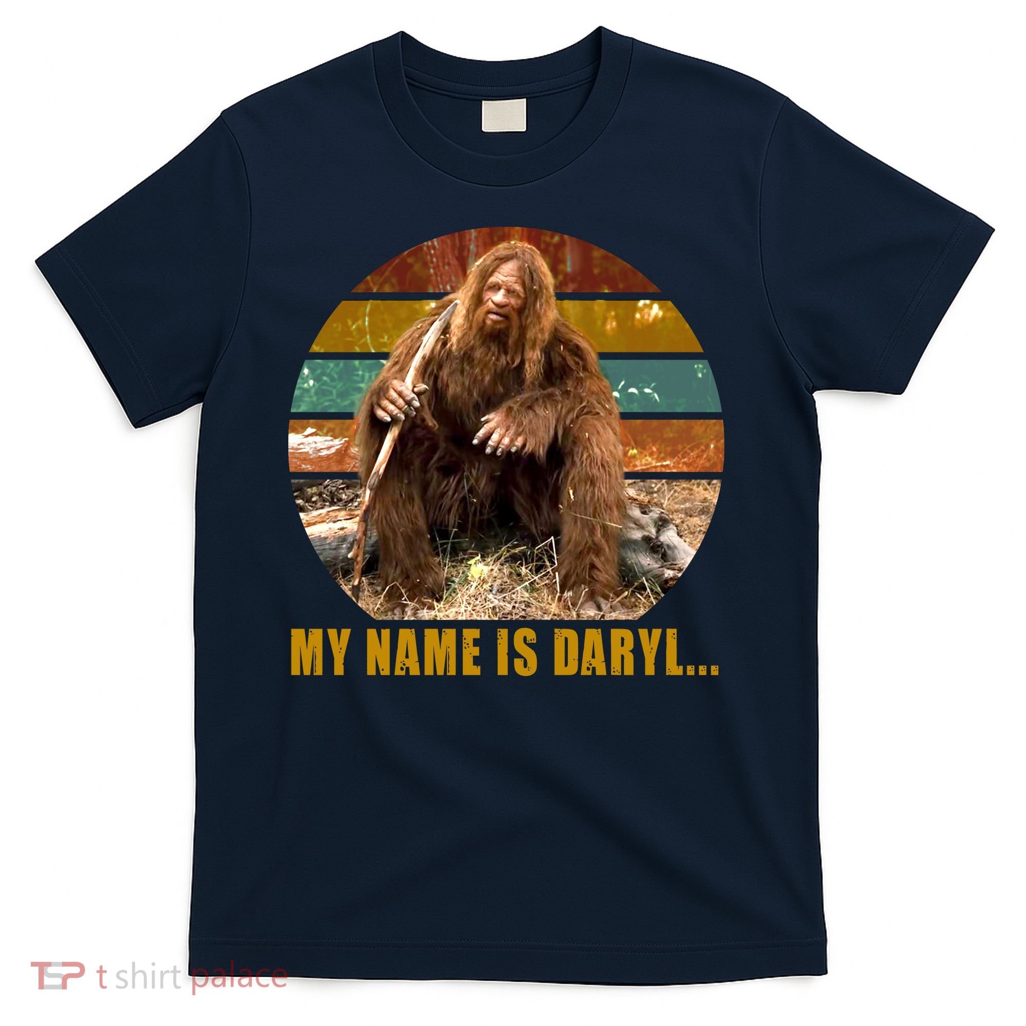 Funny Vintage My Name is Daryl Big Foot T-Shirt