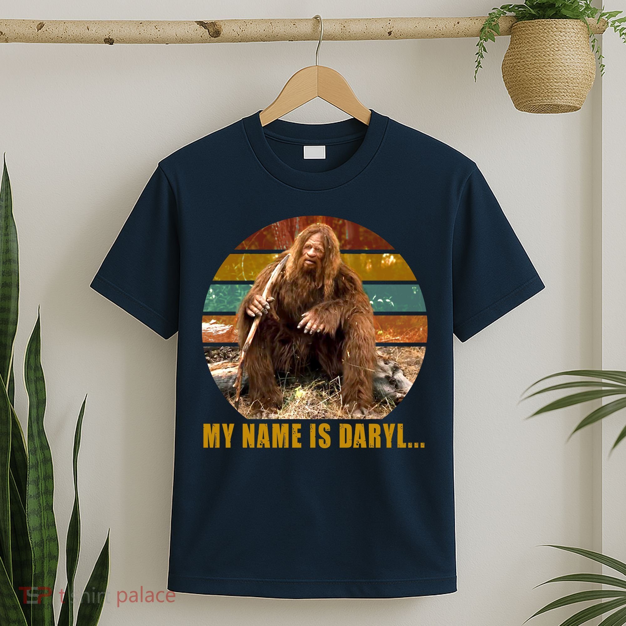 Funny Vintage My Name is Daryl Big Foot T-Shirt
