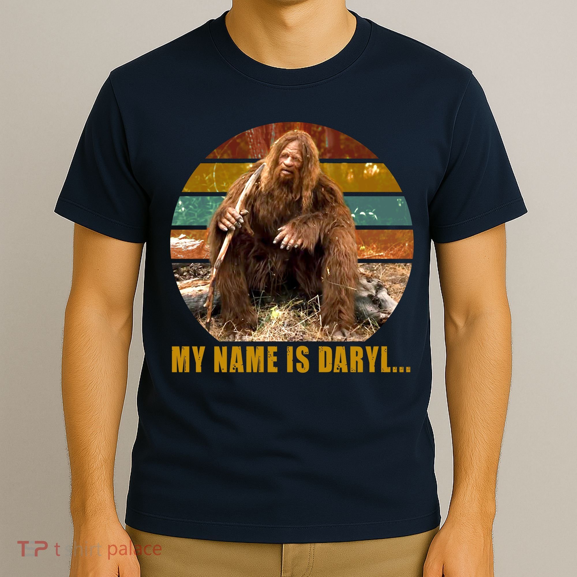 Funny Vintage My Name is Daryl Big Foot T-Shirt
