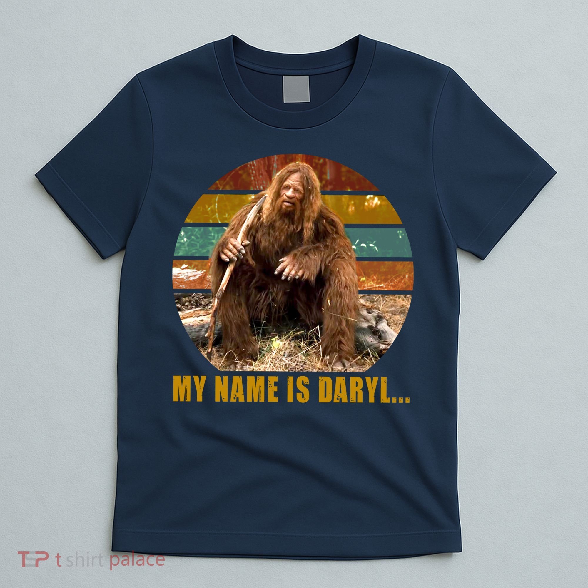 Funny Vintage My Name is Daryl Big Foot T-Shirt