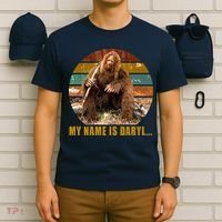 Funny Vintage My Name is Daryl Big Foot T-Shirt thumb 6