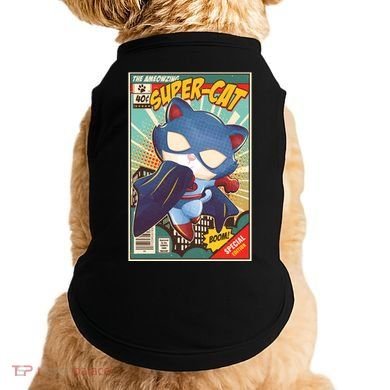 Funny Vintage The Ameowzing Super-Cat Comic Cover Doggie Tank