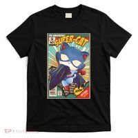 Funny Vintage The Ameowzing Super-Cat Comic Cover T-Shirt thumb 0