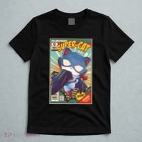 Funny Vintage The Ameowzing Super-Cat Comic Cover T-Shirt thumb 5