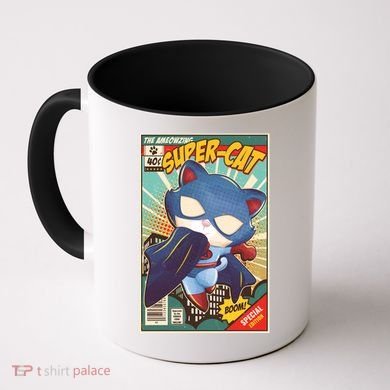 Funny Vintage The Ameowzing Super-Cat Comic Cover Coffee Mug