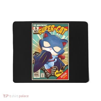 Funny Vintage The Ameowzing Super-Cat Comic Cover Mousepad