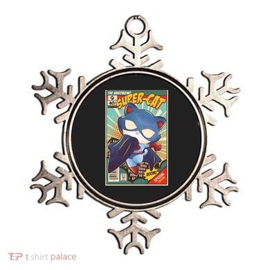 Funny Vintage The Ameowzing Super-Cat Comic Cover Ornament