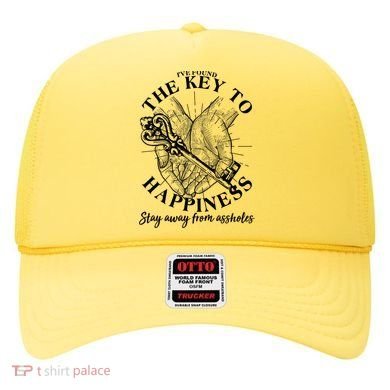 Funny Vintage The Key to Happiness Hat