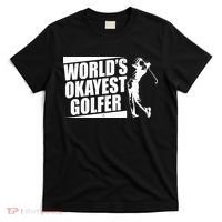 Funny Vintage World's Okayest Golfer T-Shirt thumb 0