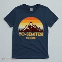 Funny Vintage Yo-Semites Go Vote Anti Trump T-Shirt thumb 5