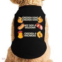 Funny Viral Chicken Wing Song Meme Doggie Tank thumb 0
