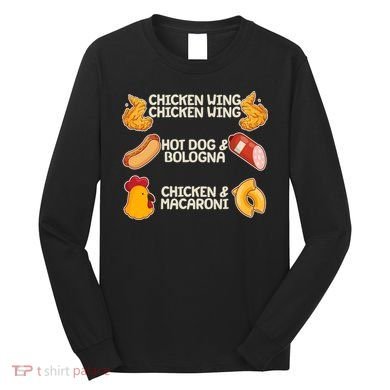 Funny Viral Chicken Wing Song Meme Long Sleeve Shirt